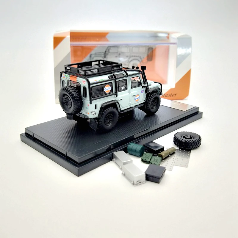 Модель Master 1/64 для L-R Defender 110 с чемоданом литые модели коллекционные игрушки