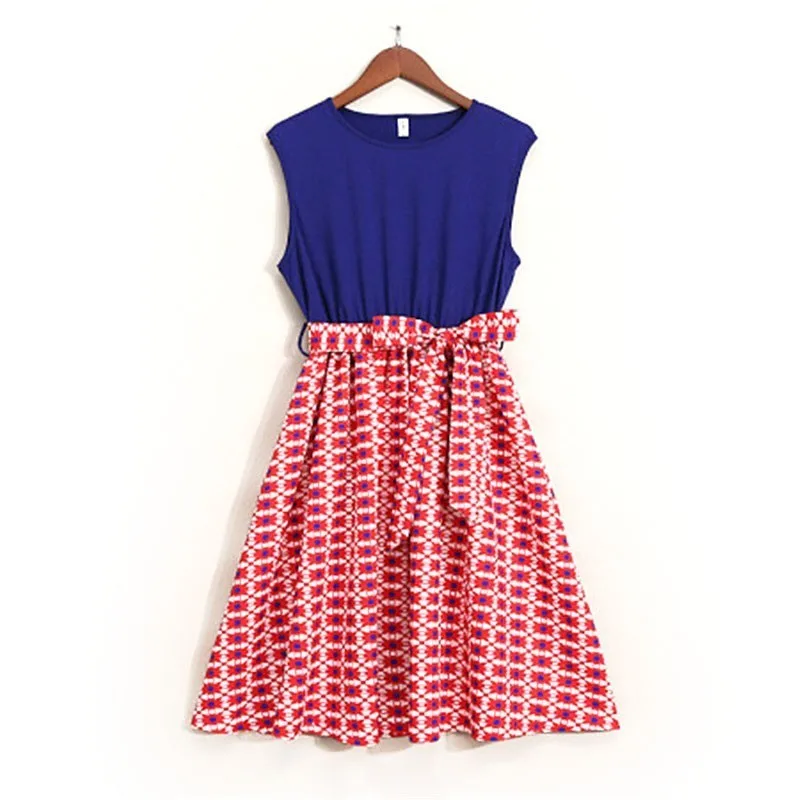 Летнее платье Me Little одежда для всей семьи одинаковые платья с геометрическим