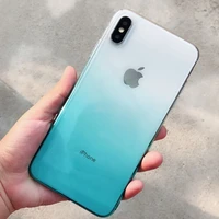 new transparent phone case for iphone x xs max xr soft silicone cover ultra thin gradient color cases for iphone 7 8 6 s 6s plus