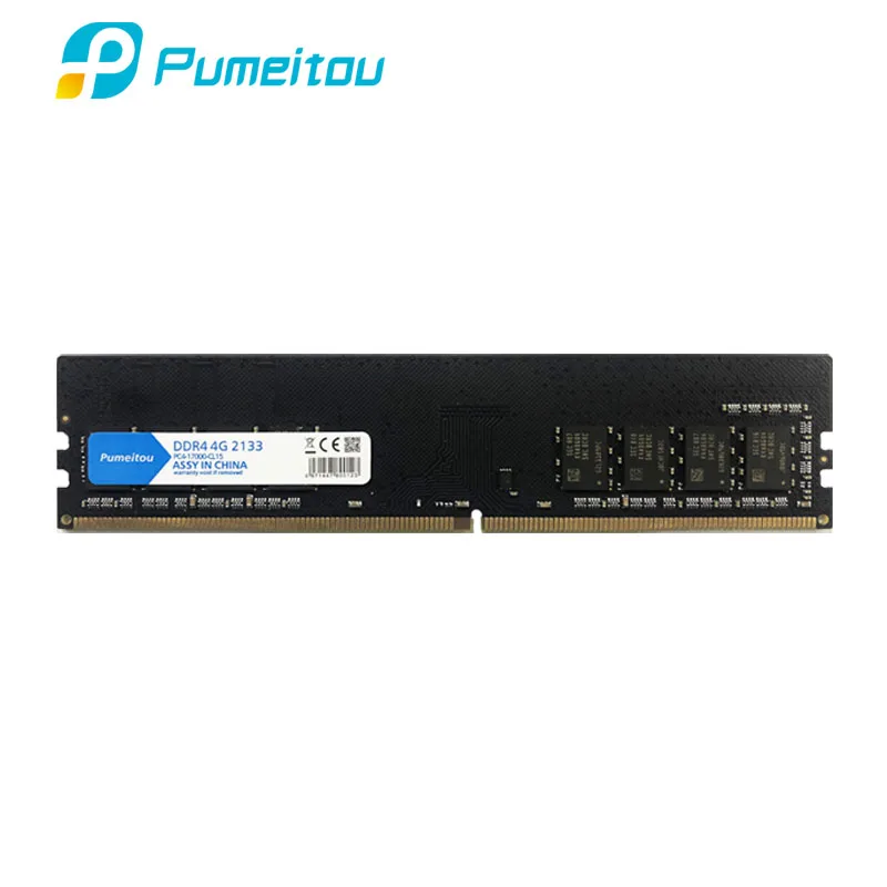 Оперативная память Pumeitou AMD Intel DDR4 4 ГБ 8 16 2133 2400 2666 МГц для настольного компьютера 288