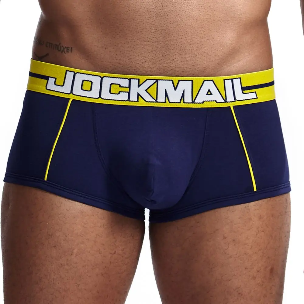 JOCKMAIL боксер для мужчин Новое модное мужское белье сексуальные мужские боксеры U выпуклая сепарация боксер homme подарок для мужчин cueca Gay