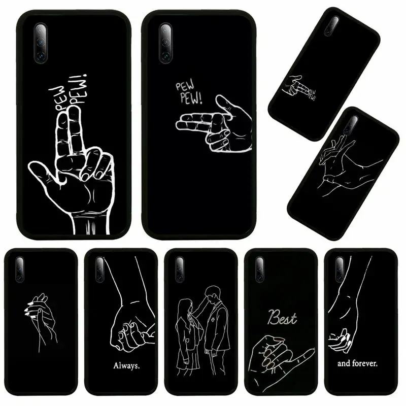 

Bff Best Friends Forever Couples Phone Case for redmi 6 7A 8A 9A 10X 4G note 8 8T 9S 10 K30 K20 pro max Cover