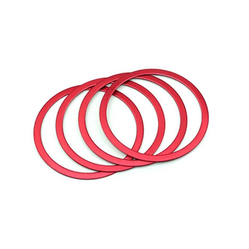 4 шт. наклейка на раму автомобильного динамика интерьерное покрытие кольца