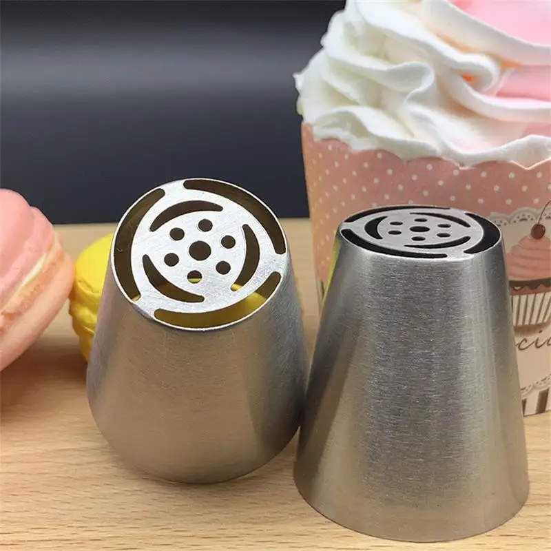 Нержавеющая сталь русские наконечники для выпечки крема сопло обледенения