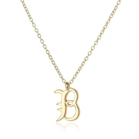 10 charm usa alphabet name initial letter b monogram america 26 english word letter family name sign pendant necklace jewelry