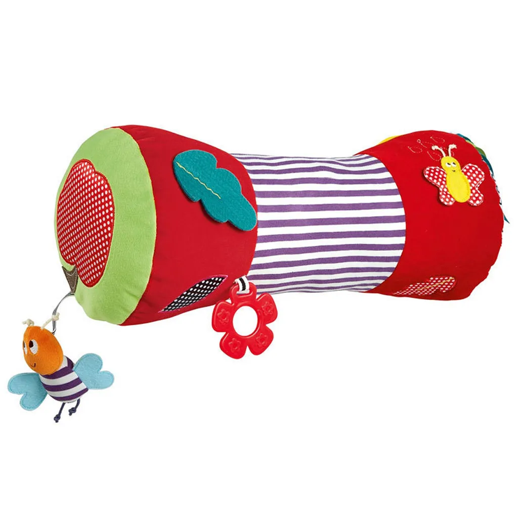 

42cm Newborn Baby Multifunction Crawling Roller Toddler Toys Fitness Sport Soft Squishy Stuffed Plush Toys Music Teether Bibi