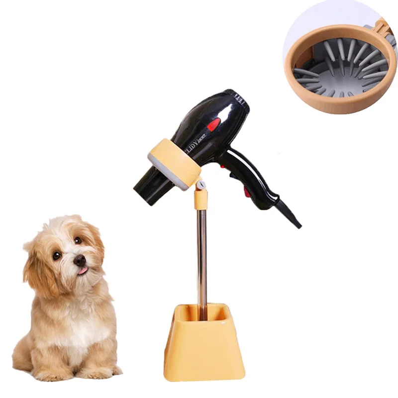 

Pet Hair Dryer Holder 180° Rotatable Cat and Dog Hair Dryer Holder Portable Hair Dryer Storage Holder Pet Supplies Accessories