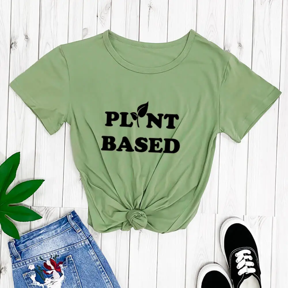 

Funny T Shirt Vegan Shirt Vegetarian Tee Animals Are Friends Plant Based Shirt New Arrival Casual