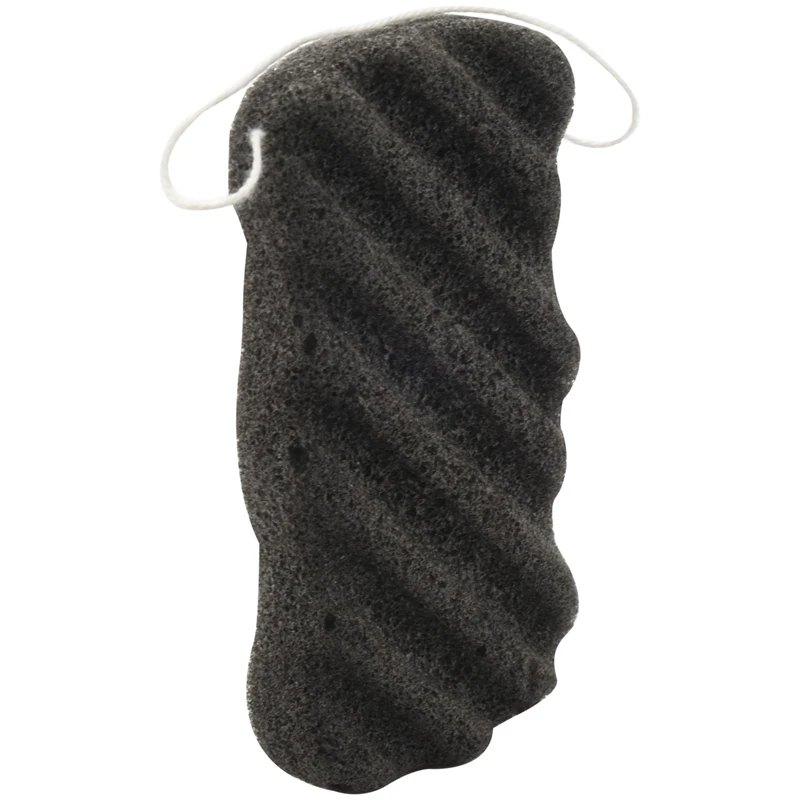 Konjac Sponge Set with Activated Bamboo Charcoal - Body & Facial Deep Cleansing for Skin Care | Дом и сад
