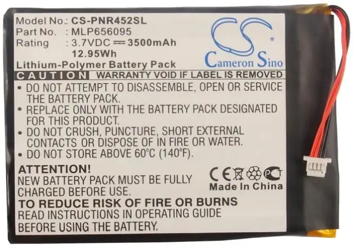 

cameron sino 3500mah battery for PANDIGITAL NOVA R70A200 R70B200 R70F452 R70F453 R80B400 R80B452 R80C451 Supernova MLP656095
