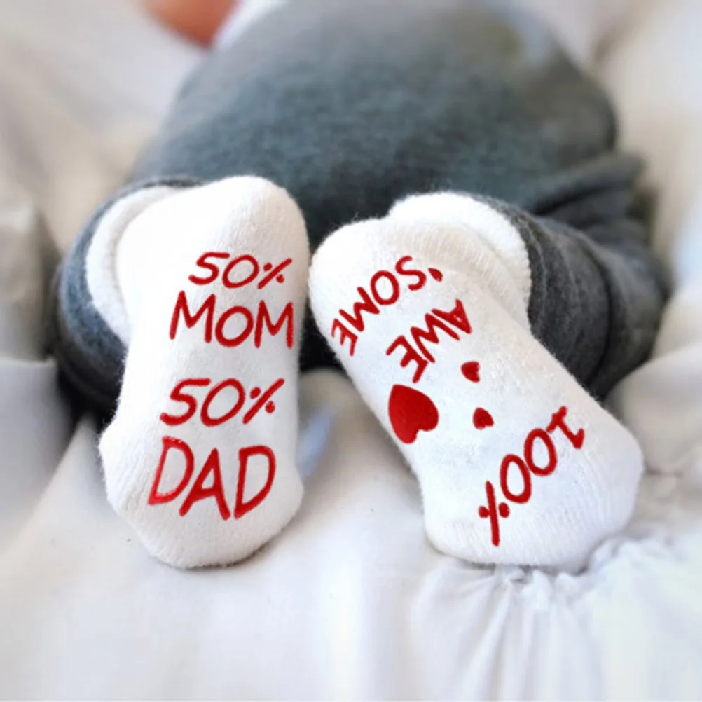 4 пар/упак. детские носки унисекс милые стильная футболка с изображением