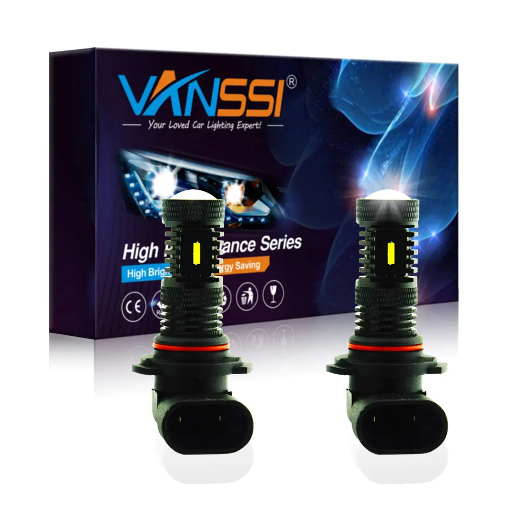 VANSSI 2x9140 H10 9145 светодиодный противотуманный свет лампы 2400lm супер яркий 9140 9040 9045