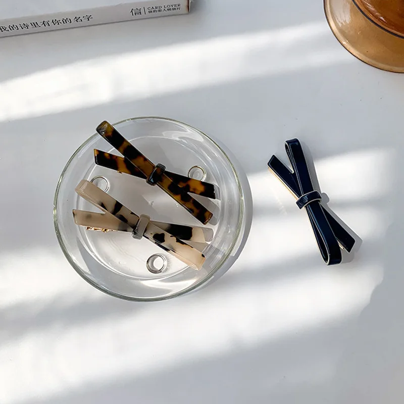 Модные женские заколки для волос простые элегантные ацетатные с утконосом