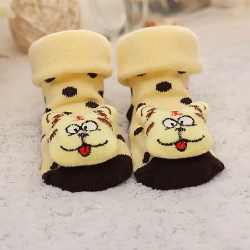 2019 new hot Baby socks rubber anti slip floor cartoon kids Toddlers autumn spring Fashion Animal newborn Cute 0-6-12month | Детская