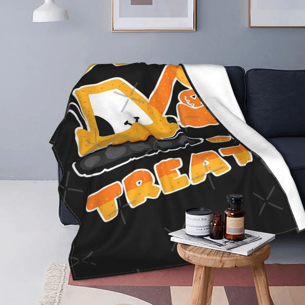 

Manta de Halloween para excavar o tratar, para cama colcha, alfombra a cuadros, toalla de playa, manta de lana, colcha, 220x240