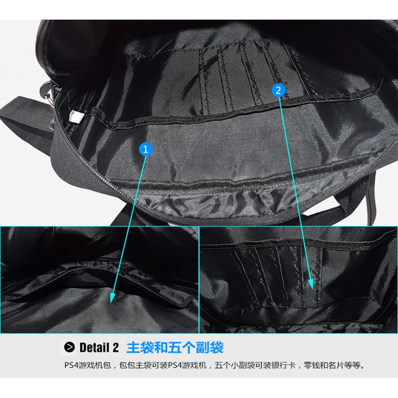 Дорожный холщовый рюкзак для Sony PS Playstation 4 Console Pro Slim PS4 классический мужской ранец