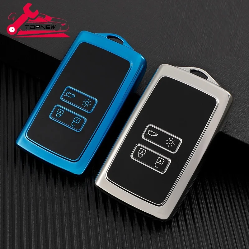 

TPU Car Remote Key Case Full Cover Holder For Renault Koleos Kadjar Megane Talisman Captur Espace Clio 2016-2019