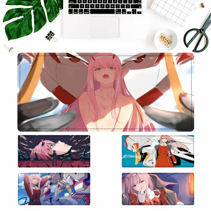 

Art Darling in the FranXX Zero Two Gaming Mouse Pad Gamer Keyboard Maus Pad Desk Mouse Mat Game Accessories For Overwatch