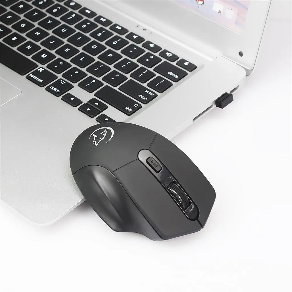 2,4 ГГц Беспроводная оптическая USB игровая мышь 2400 dpi перезаряжаемая Бесшумная мышь эргономичная мышь s Raton Inalambrico Ordenador