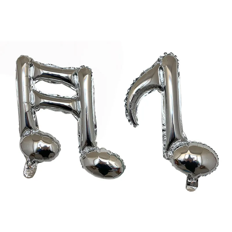 5 шт./лот фольги для музыкальных нот майларовые шары товары дня рождения надувные