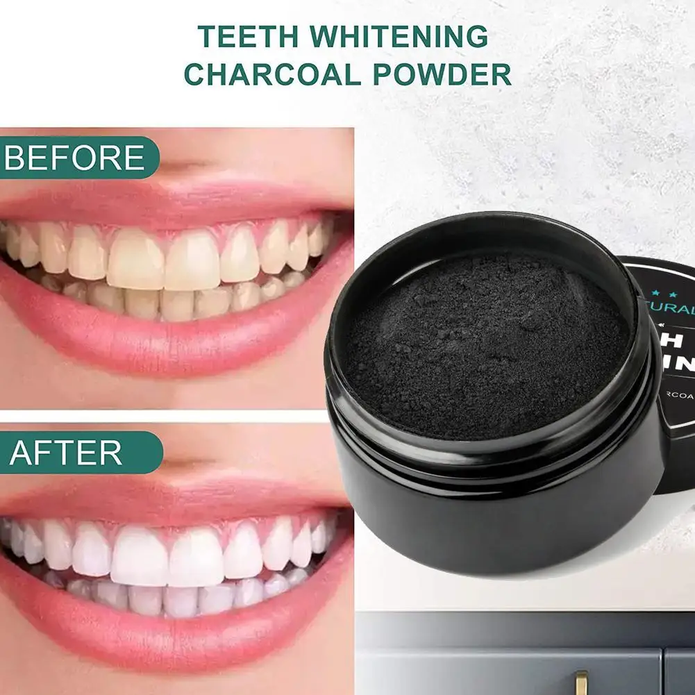 

Teeth Whitening Charcoal Powder Black Teeth Whitening Oral Care Charcoal Powder Natural Activated Charcoal Teeth Whitener Powder