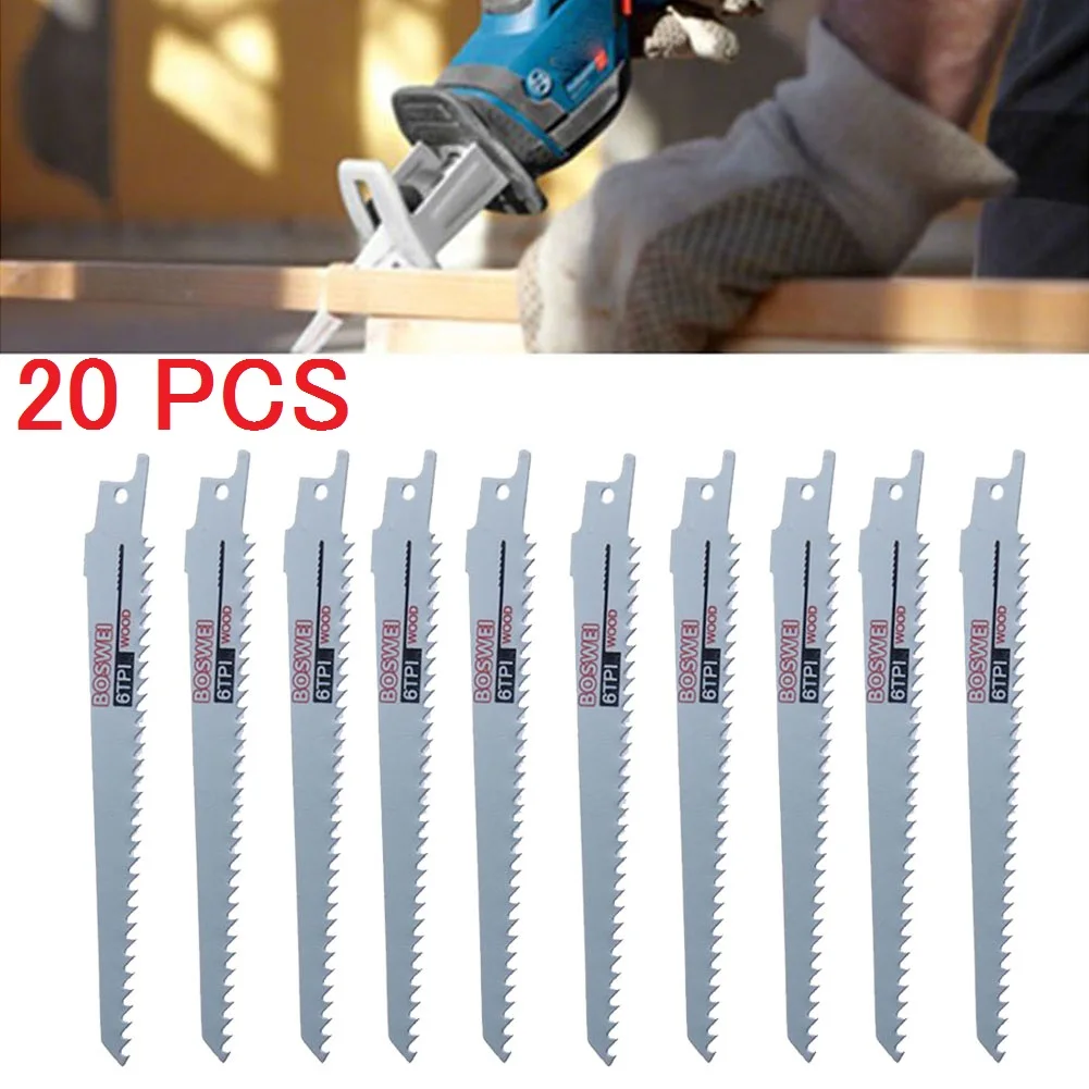 

5/10/20 шт., лезвие для сабельной пилы, 150 мм