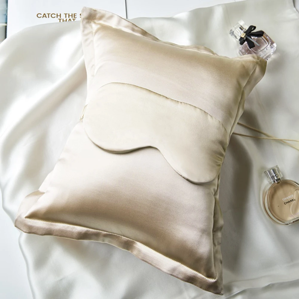 

Yingya Natural Mulberry Silk Pillowcase for Hair and Skin,Cooling Silk Pillow Case with Hidden Zipper,Allergen Proof Dual Sides