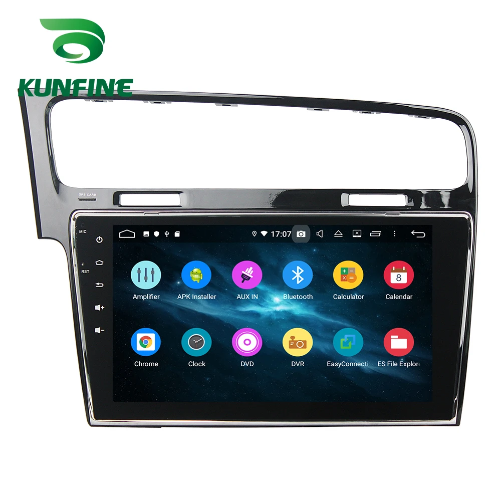 Android 9,0, Восьмиядерный, 4 Гб ОЗУ, 64 Гб ПЗУ, автомобильный DVD, gps, мультимедийный плеер, стерео, без Дека, для VW Golf 7, 2013-, радио, wifi