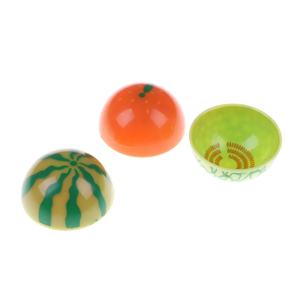 3 шт./лот цветная ручная роспись фруктовая чаша 1:12 кукольный домик мини посуда