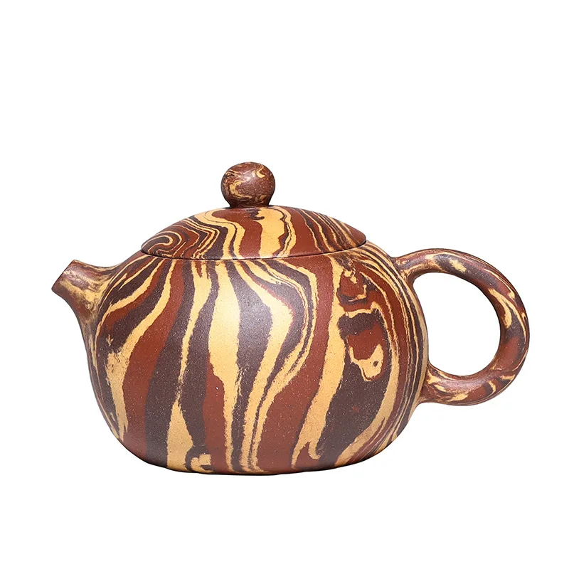 

Yixing Zisha teapot raw ore full hand ground mud Xishi teapot for self use