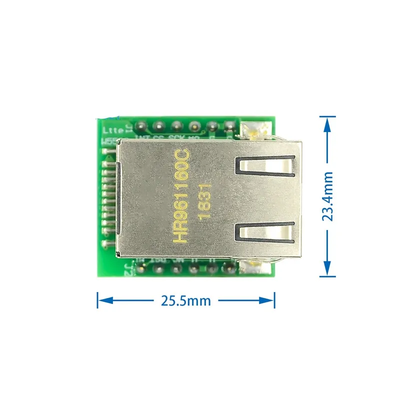 USR-ES1 W5500 Chip New SPI to LAN/ Ethernet Converter TCP/IP Mod | Электронные компоненты и принадлежности