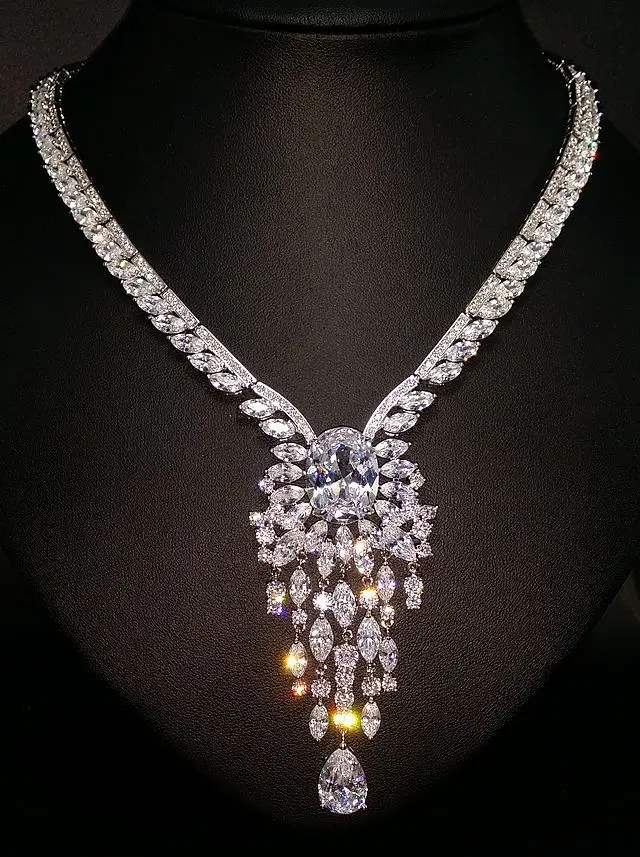 RAKOL Новые Роскошные ААА кубического циркония с украшением в виде кристаллов