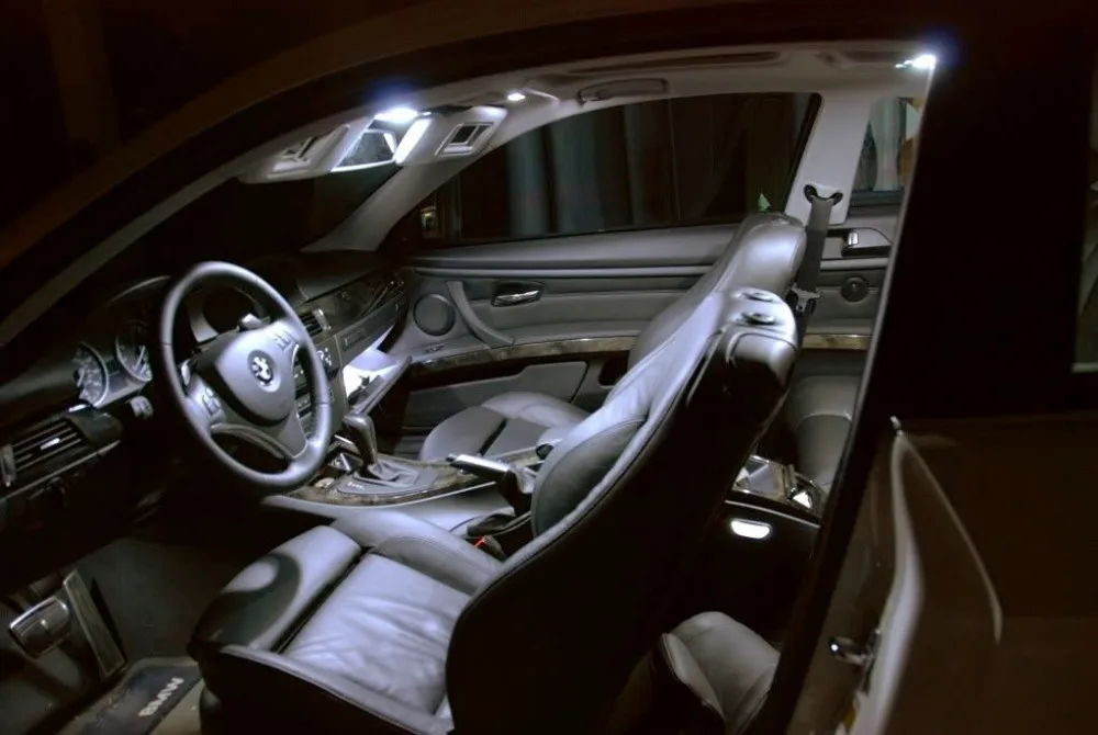 Комплект белого светодиодного интерьера для Mercedes-Benz C180 B180 C200 C220 C300 E200 9 шт. |