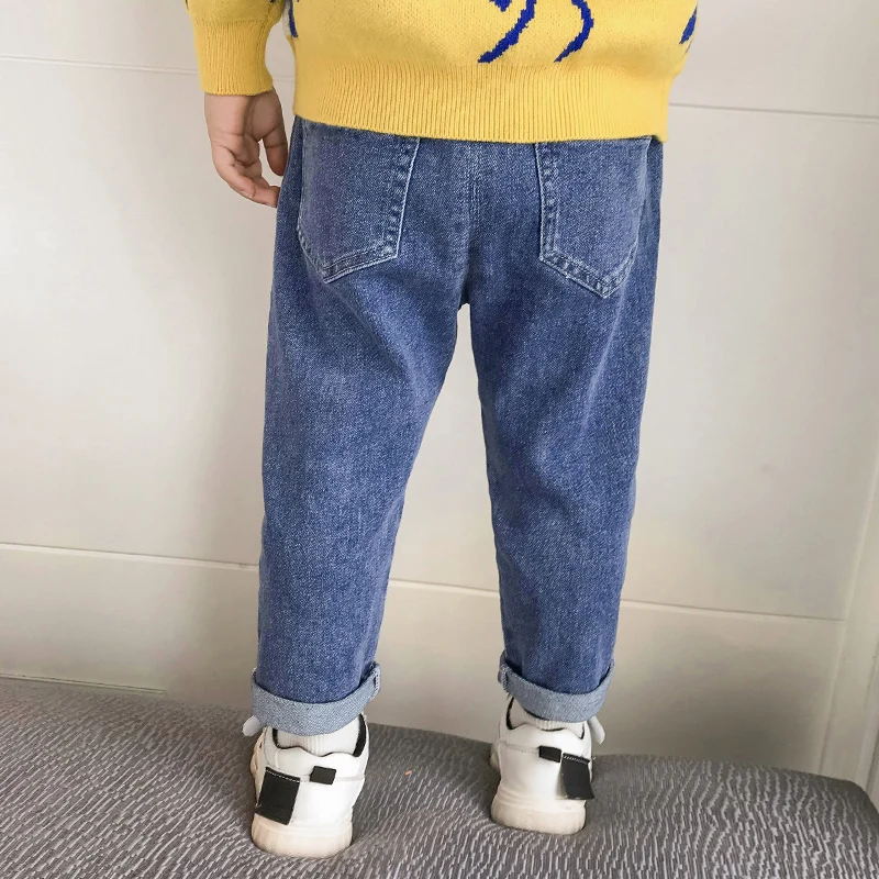 Джинсы с рисунком для мальчиков Джинсовые штаны Детские брюки Повседневные От 1