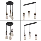 Потолочная лампа для спальни, гостиной, подвесной светильник, люстра, домашний декор, винтажный светильник ing E27 V