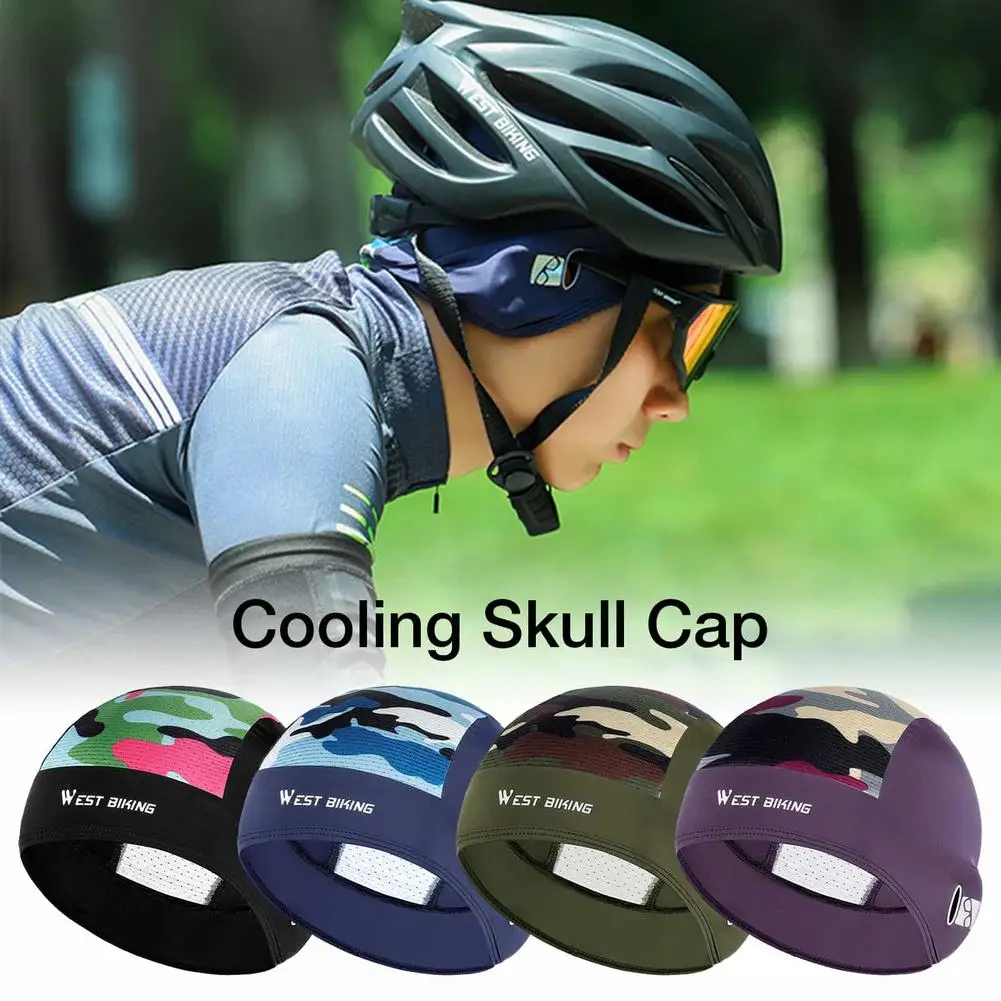 Шапка с охлаждающим черепом дышащая впитывающая пот Спортивная для улицы