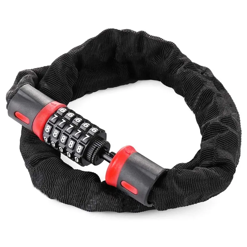 

Велосипедный Замок на цепочке, Противоугонный замок с кодом 1,5/1,2/0,9 м, замок на цепочке с кодом