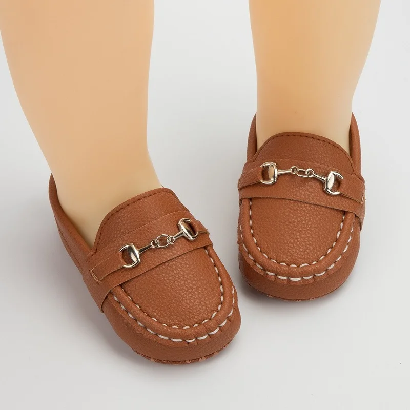 

New Baby Boy Girl Shoes Boy Small Leather Shoes Toddler Soft Sole Anti-slip First Walkers Infant Newborn Crib Shoes Moccasins