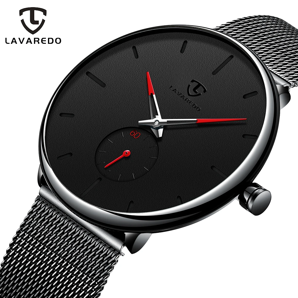 Часы Lavaredo мужские модные деловые водонепроницаемые спортивные кварцевые