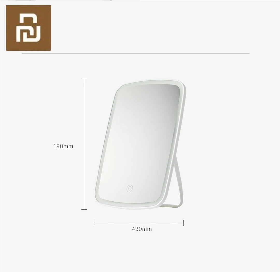 Настольное светодиодное зеркало для макияжа с сенсорным управлением