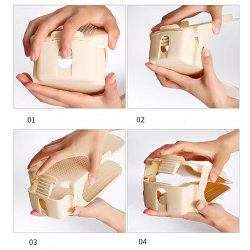 16 шт. органайзер для обуви двойная коробка стойки Регулируемый Экономия