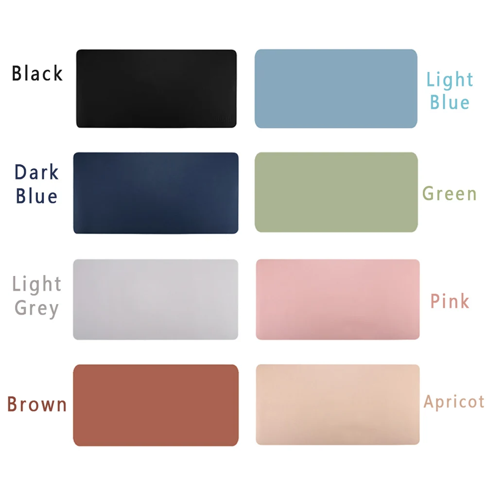 

1PC Large Size Mouse Pad Desk Mat Locking Edge Leather Pads Gaming Gamer Anti-slip Keyboard Mouse Pad For Laptop PC Accessories
