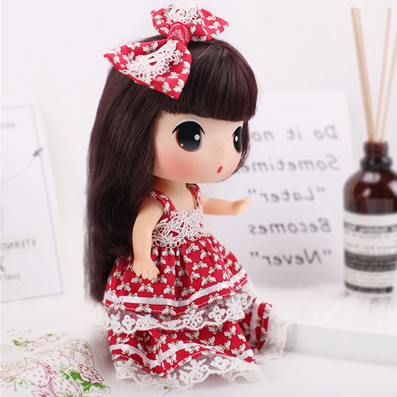 Детская кукла dнанг игрушки цветочный рисунок сделай сам 18 см модная Милая модель