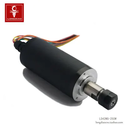 LD42WS 250w Электрический шпиндель высокой Скорость бесщеточный электродвигатель