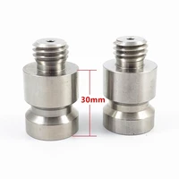 2pcs new stainless steel 30mm length gps rtk adapter prism adapter 58 x 11 thread for total station prism surveying geography
