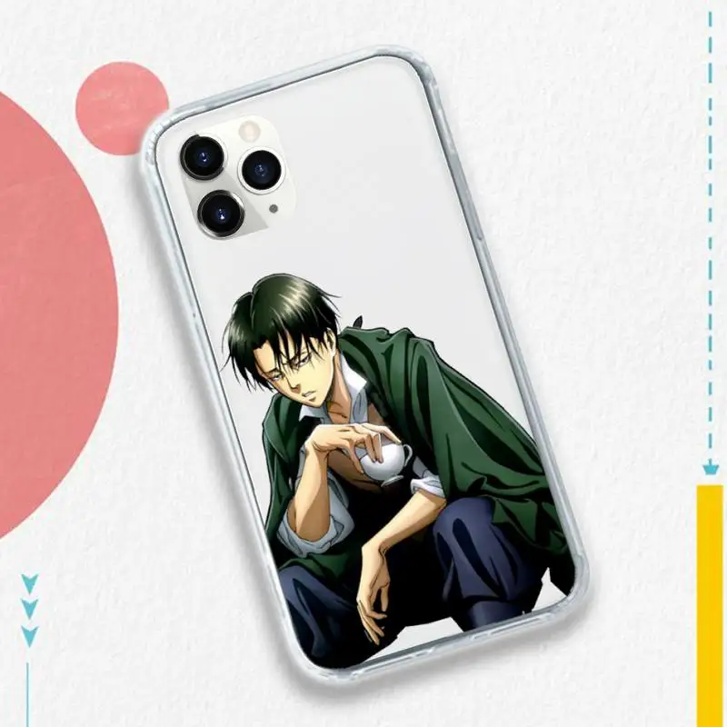 

Anime Japanese attack on Titan Phone Cases Transparent soft For iphone 5 5s 5c se 6 6s 7 8 11 12 plus mini x xs xr pro max