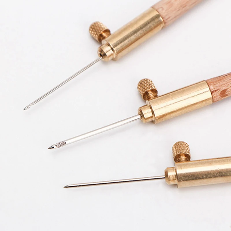 1pc Crochet Hook With 3 Needles Embroidery Tools Glitter Sequins Bead Needle Hooks Beading Tool Kit | Дом и сад