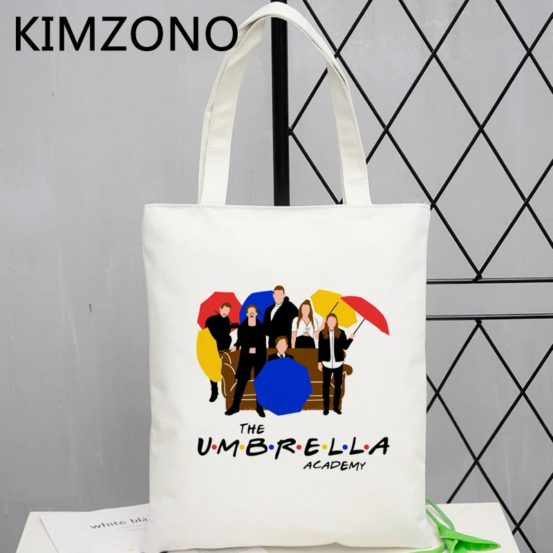 

the Umbrella Academy shopping bag grocery shopper bolsas de tela cotton canvas bag fabric bolsas reutilizables sacolas