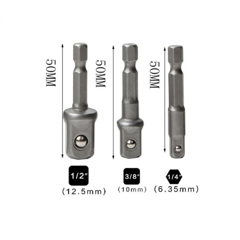 3 шт./компл. удлинитель для дрели набор удлинителей переходник с ударным