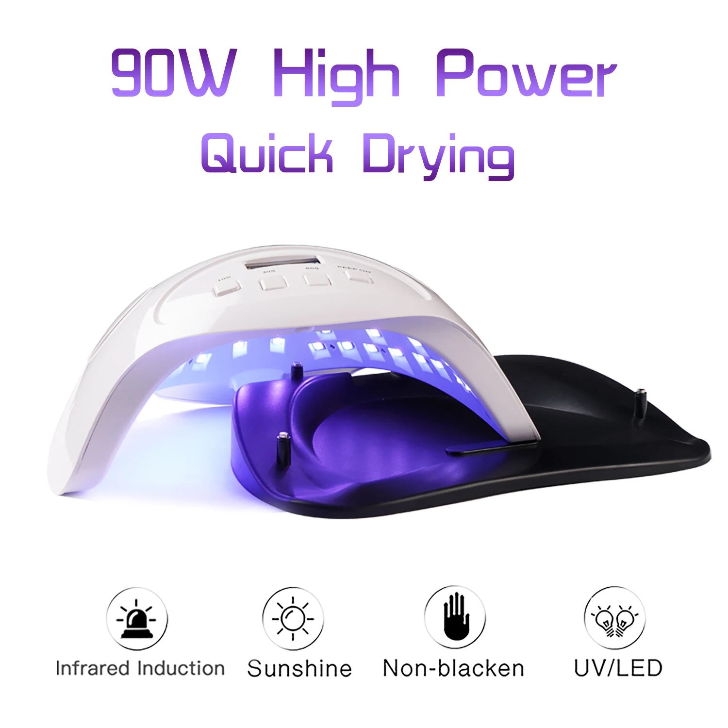 Светодиодный УФ фен SUN X7 Plus сушилка для сушки гель лака 36 светодиодный s 30S/60S